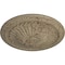Ekena Millwork Alexa Ceiling Medallion (Fits Canopies up to 3"), Hand-Painted Gobi Desert Crackle, 15"OD x 1 3/4"P CM14AXGDC - alternate 3